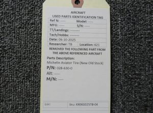 Michelin Aviator Aircraft Tire