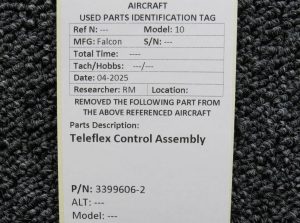Buy Falcon 10Teleflex Control Assembly P/N 3399606-2 3 Falcon 10Teleflex Control Assembly